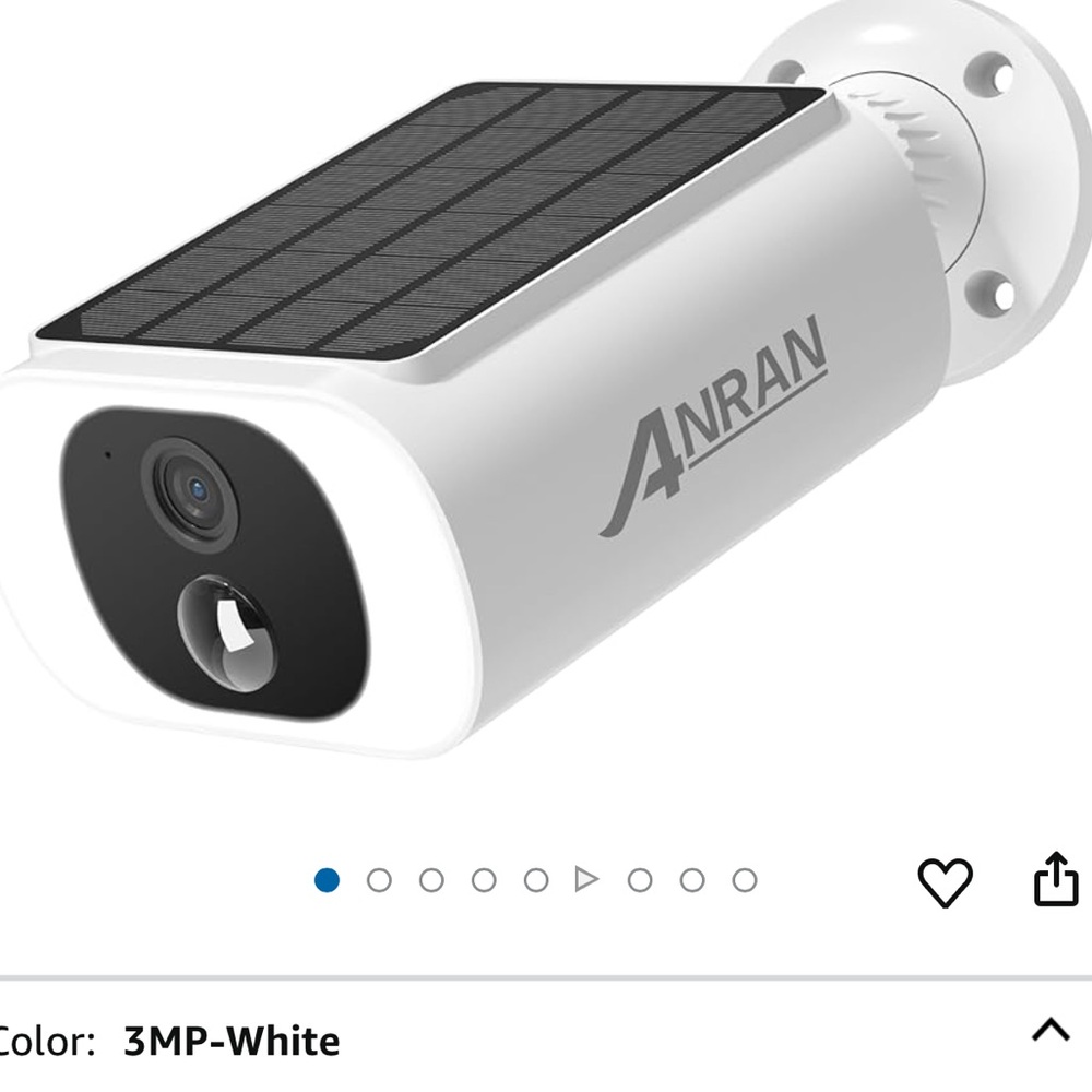 Anran solar wireless security camera